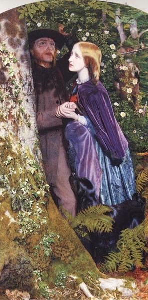 Arthur Hughes The Long Engagement china oil painting image